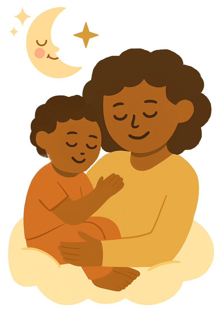 Peaceful evenings illustration